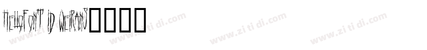 HelloFont ID WeiRanS字体转换 HelloFont ID WeiRanS字体转换